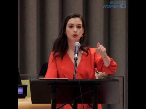 Anne Hathaway Keynote Address International Women's Day 2017