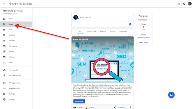 claim my business on google