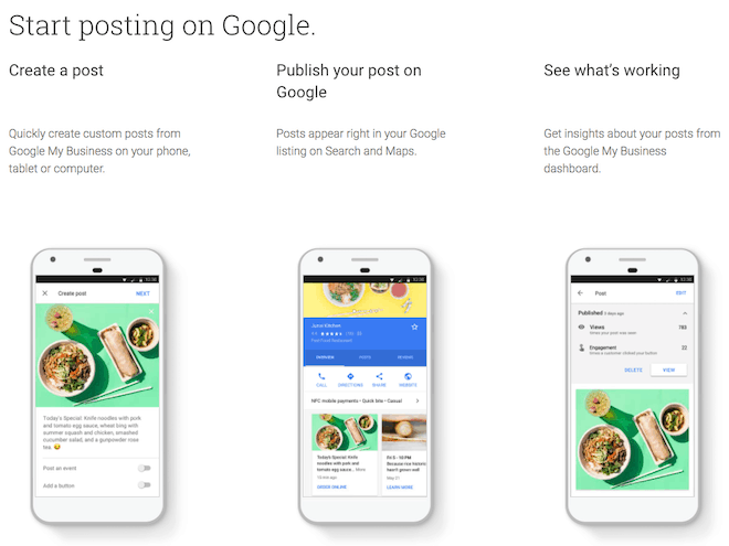 google my business account