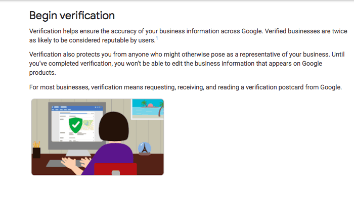 google my business listing