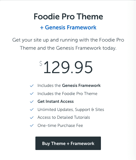 foodie pro theme review foodie pro theme review