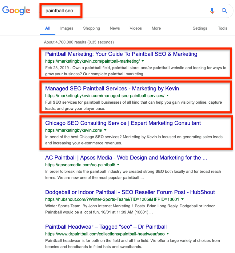 seo strategy for paintball seo strategy for paintball